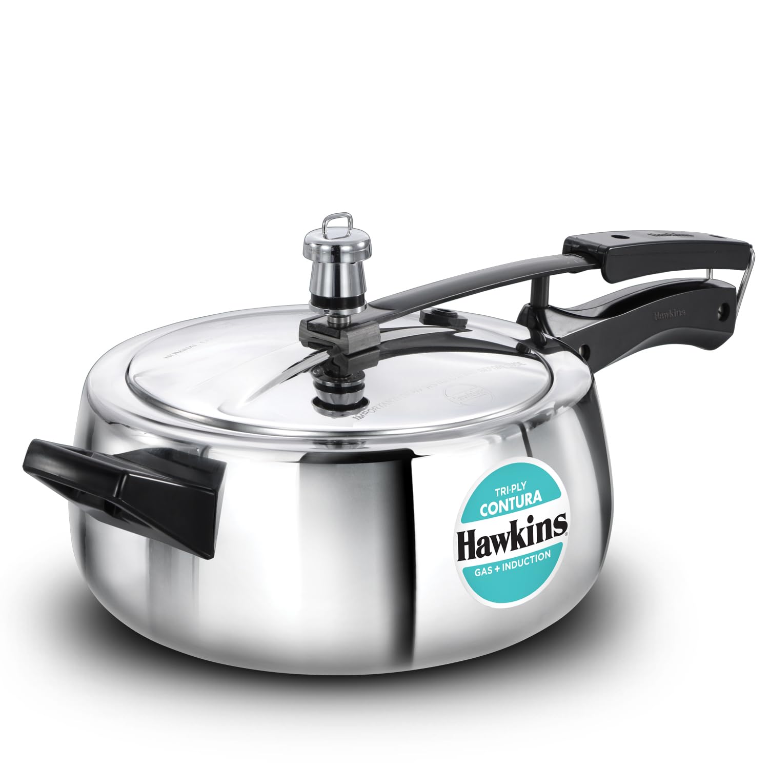 Hawkins Contura Tri-Ply Stainless Steel Pressure Cooker 3.5 Litre