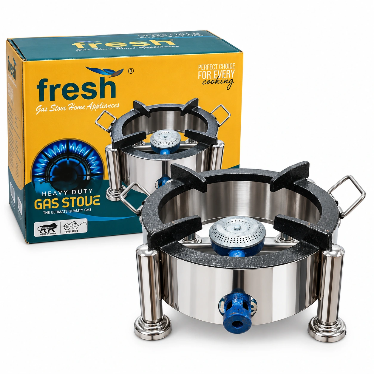 Fresh Round Bhati Stove MS Ring - 10x10