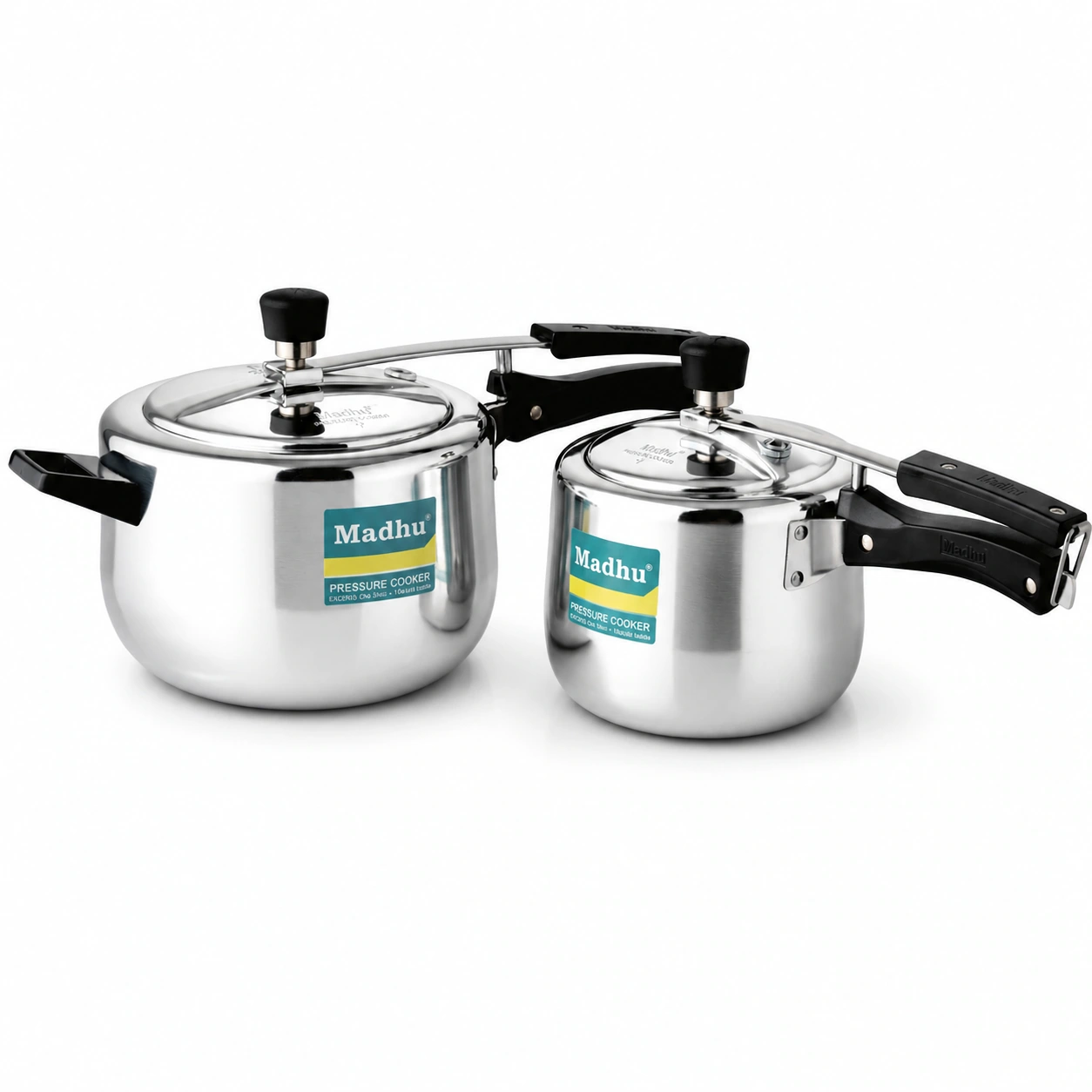 Madhu Pressure Cooker Flora White 6.5L