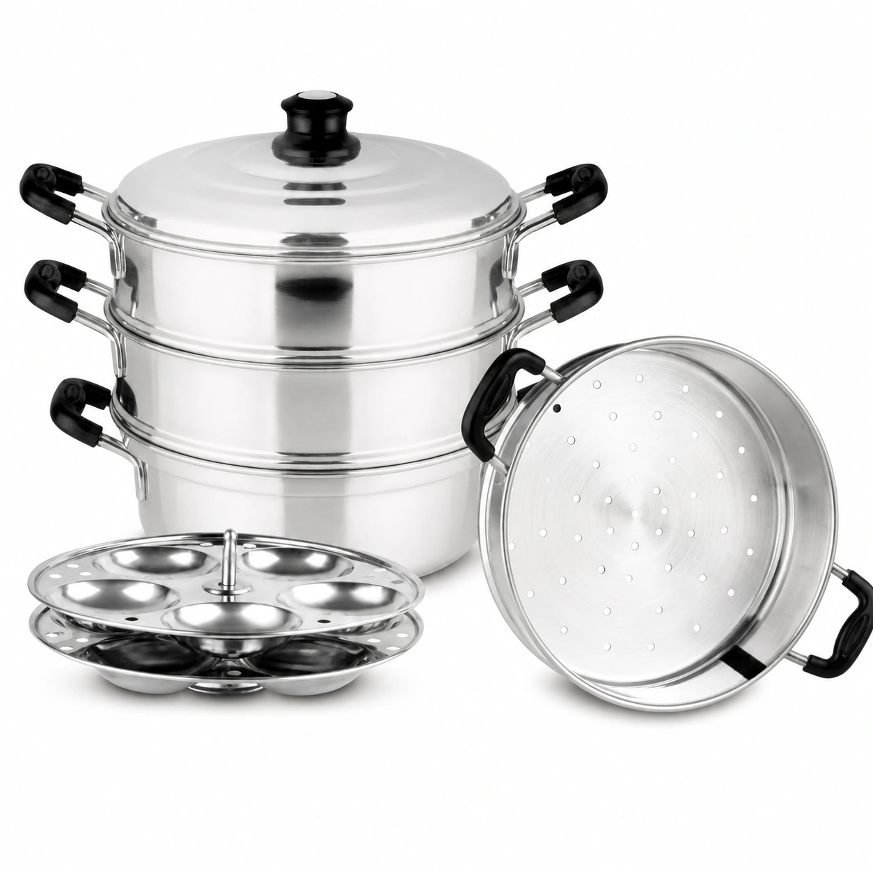Madhu Stainless Steel Multi Steamer